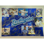Load image into Gallery viewer, Los Angeles Dodgers Fred McGriff Adrian Beltre Hideo Nomo Eric Gagne 2003 team signed 13x19 photo
