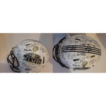 Load image into Gallery viewer, Russell Wilson, Marshawn Lynch, Richard Sherman, Super Bowl Champs Pro Model Team signed helmet with proof
