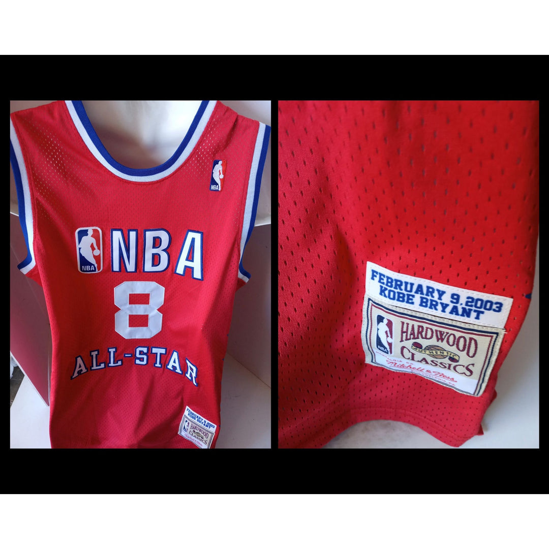 Kobe Bryant 2003 All Star game jersey signed with proof - Awesome Artifacts 