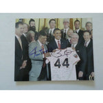 Load image into Gallery viewer, Barack Obama and Willie Mays 8 by 10 signed photo with proof
