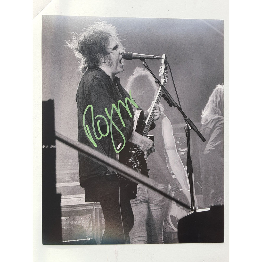 Robert Smith of The Cure 8 x 10 signed photo with sign photo with proof - Awesome Artifacts 