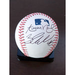 Load image into Gallery viewer, Zach Wheeler and Aaron Nola Philadelphia Phillies Rawlings MLB baseball signed with proof and free case
