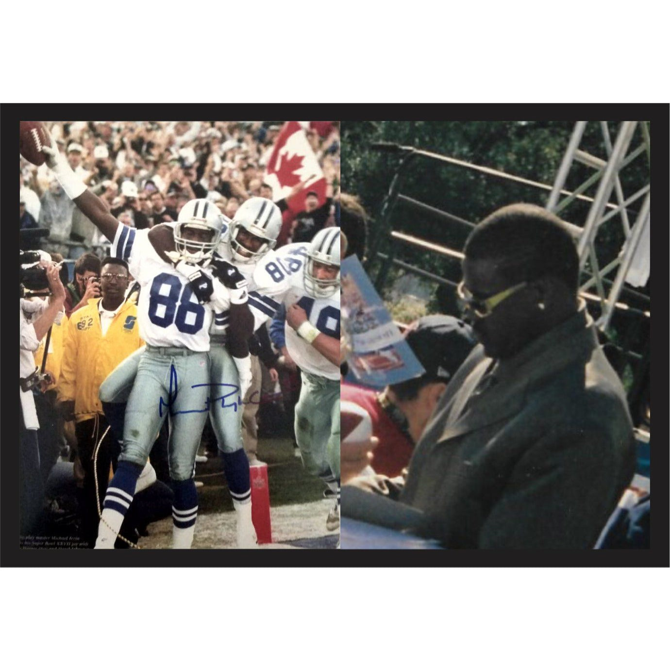 Michael Irvin Dallas Cowboys 8x10 photo signed with proof
