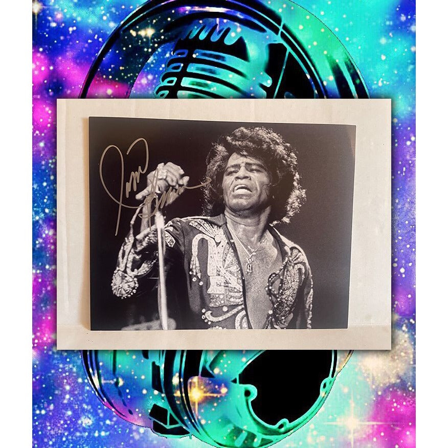 James Brown The Godfather of Soul 8x10 photo signed with proof