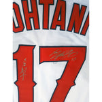 Load image into Gallery viewer, Shohei Ohtani Los Angeles Angels authentic jersey size XL Japanese and English with proof
