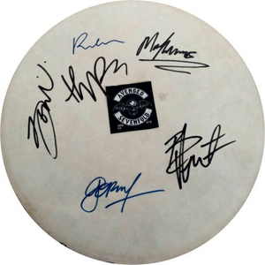 Jimmy the Rev Sullivan Avenged Sevenfold 14-in tambourine signed