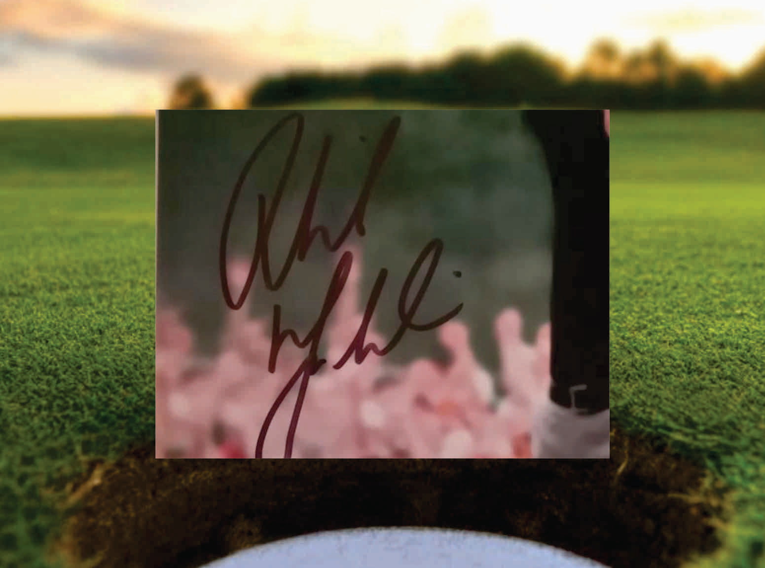 Phil Mickelson 8 x 10 photo signed with proof