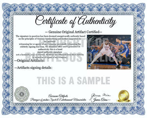 Stephen Curry and Kevin Durant 8 x 10 photo signed with proof