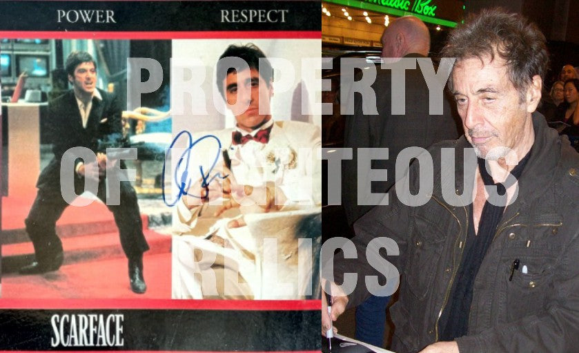 Al Pacino Tony Montana Scarface signed 15x11 photo with proof