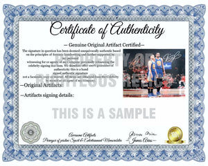 Stephen Curry and Kevin Durant Golden State Warriors 8x10 photo signed with proof
