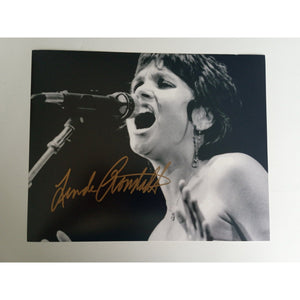 Linda Ronstadt 8 by 10 signed photo with proof