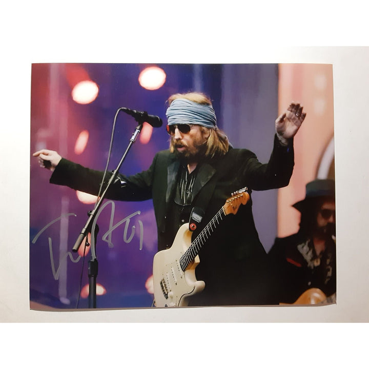 Tom Petty 8 by 10 signed photo with proof - Awesome Artifacts 