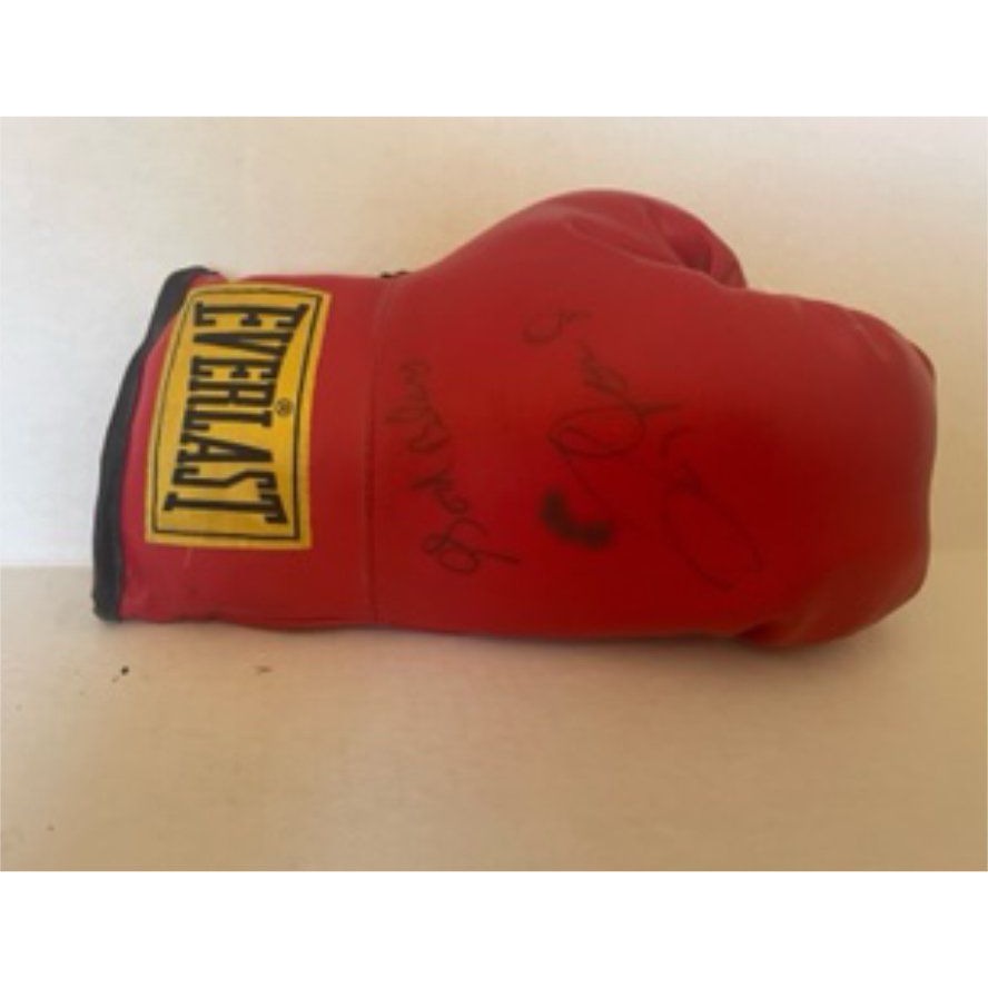 Muhammad Ali leather Everlast boxing gloves signed with proof