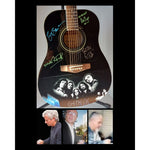 Load image into Gallery viewer, Phil Collins, Peter Gabriel, Tony Banks, Mike Rutherford Genesis full size guitar signed with proof
