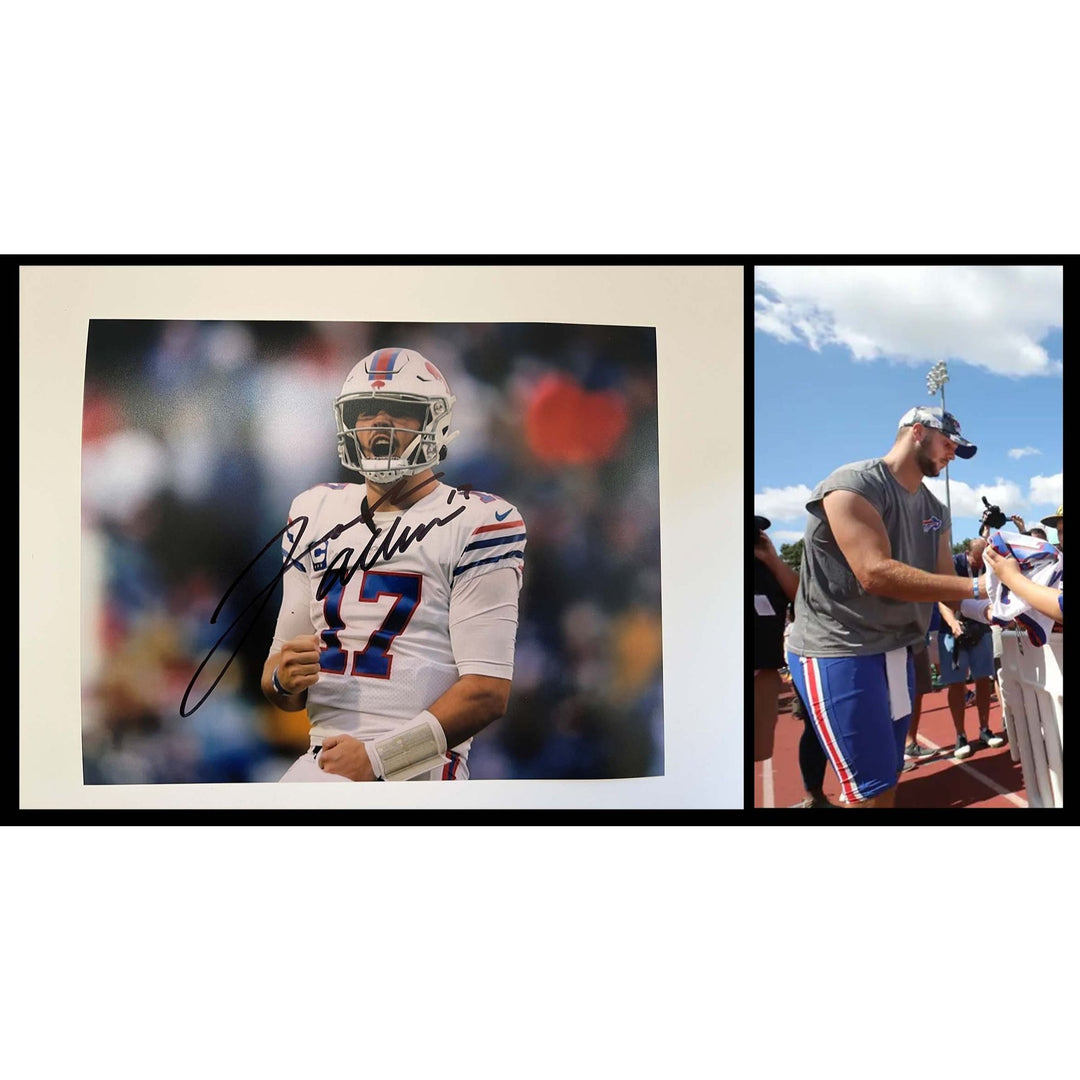 Buffalo Bills Josh Allen 8x10 photo signed with proof