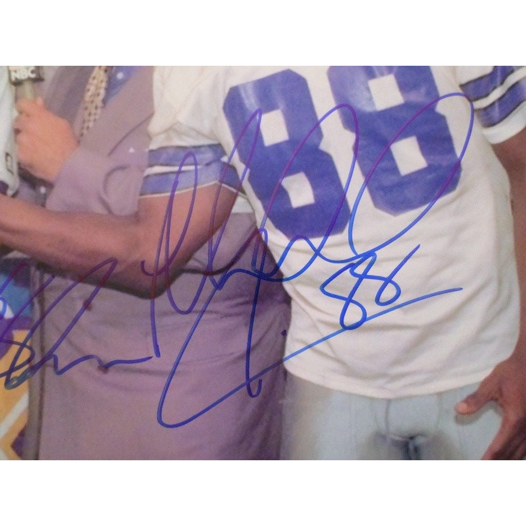 Deion Sanders and Michael Irvin 8 x 10 signed photo