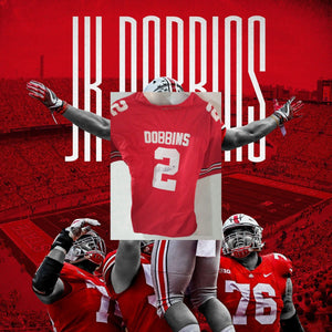 J. K. Dobbins Ohio State signed jersey with proof