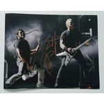 Load image into Gallery viewer, Metallica James Hetfield and Robert Trujillo 8 by 10 signed photo with proof
