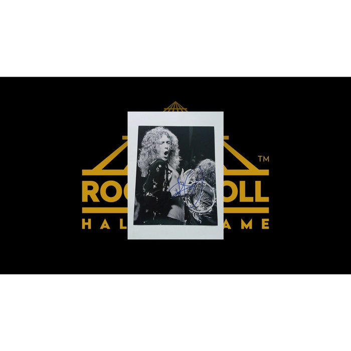 Robert Plant, Led Zeppelin 8 x 10 signed photo with proof
