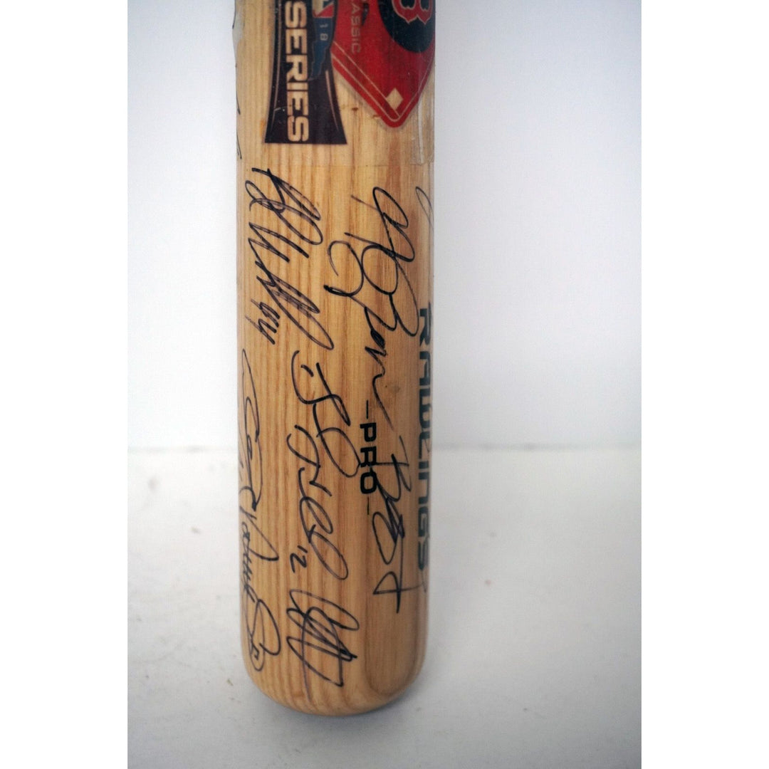 Mookie Betts Boston 2018 Boston Red Sox World Series champions team signed bat signed with proof - Awesome Artifacts 