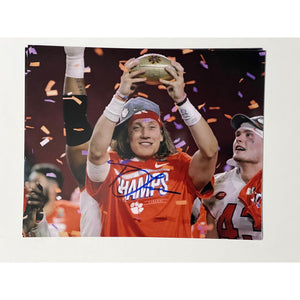 Trevor Lawrence  Clemson 8x10 photo signed with proof