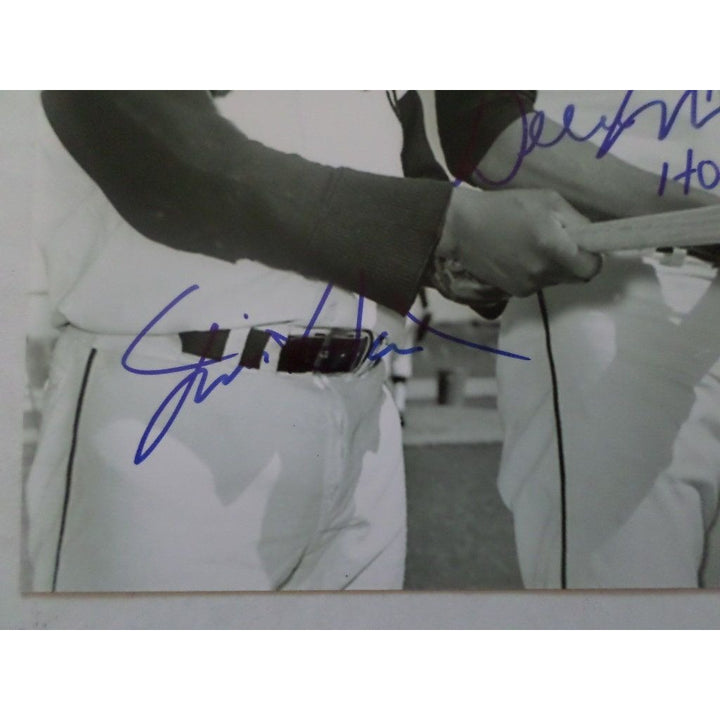 Willie McCovey Willie Mays and Jim Hart 8 x 10 signed photo - Awesome Artifacts 