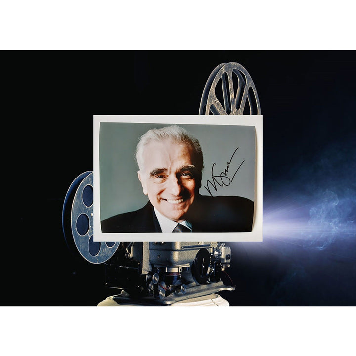 Martin Scorsese 5 x 7 photo signed with proof - Awesome Artifacts 