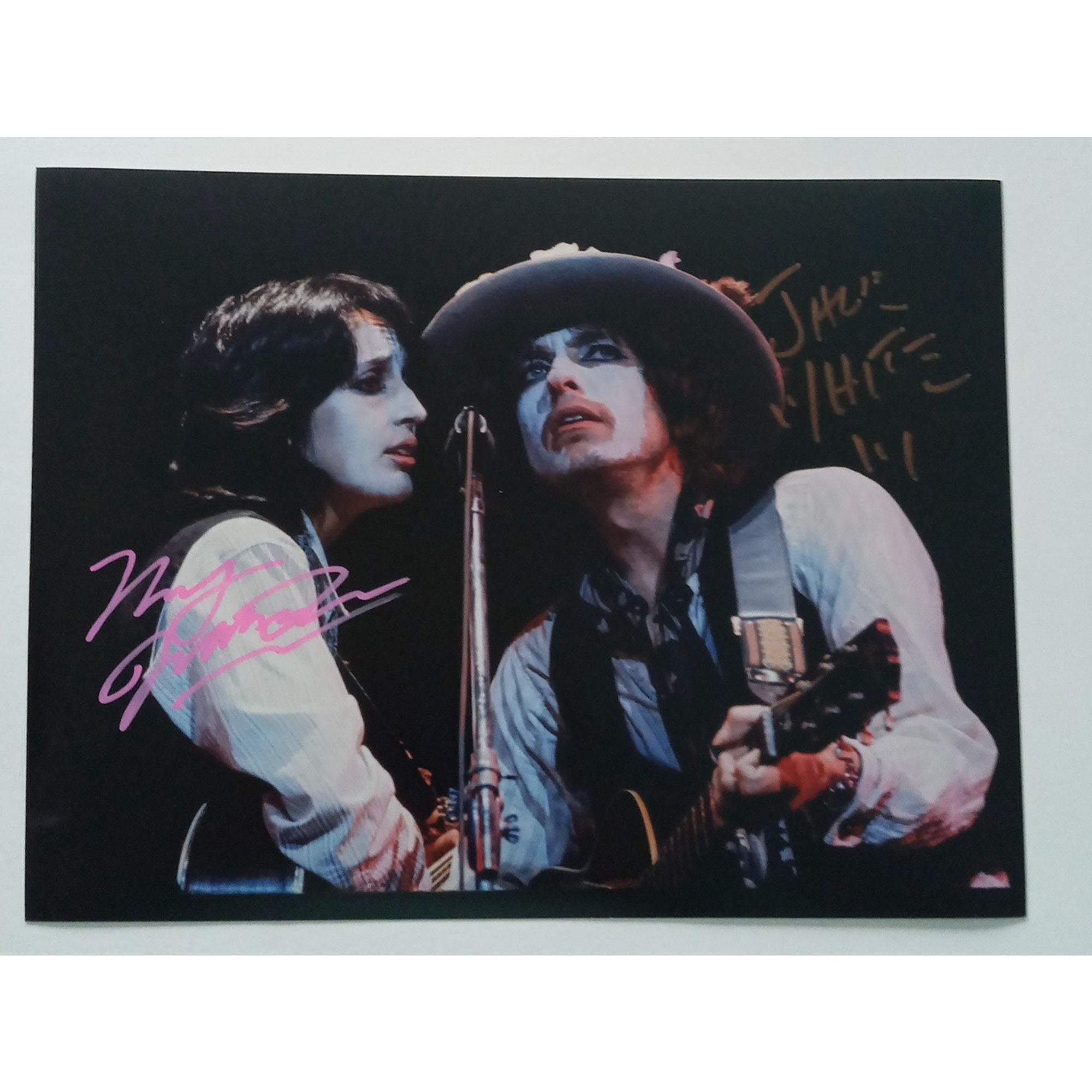 Jack and Meg White The White Stripes 8 by 10 signed photo with proof