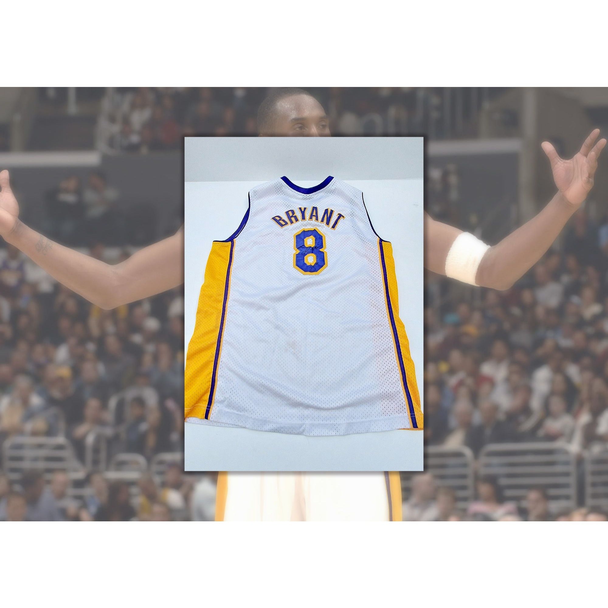Kobe Bryant Los Angeles Lakers #8 Blue Retro NBA Jersey