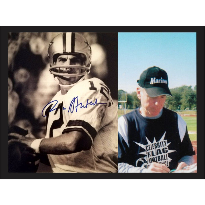 Roger Staubach Dallas Cowboys 8x10 photo sign with proof