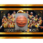 Load image into Gallery viewer, LeBron James, Anthony Davis 2019-20 Los Angeles Lakers team signed basketball with proof
