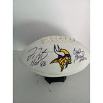 Load image into Gallery viewer, Bud Grant, Fran Tarkenton, Minnesota Vikings signed football with proof
