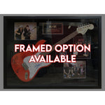 Load image into Gallery viewer, Michael Jackson , Mick Jagger, Madonna, Bruce Springsteen signed guitar with proof
