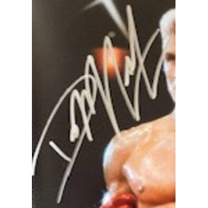 Dolph Lundgren Drago Rocky 5 x 7 photo sign with proof