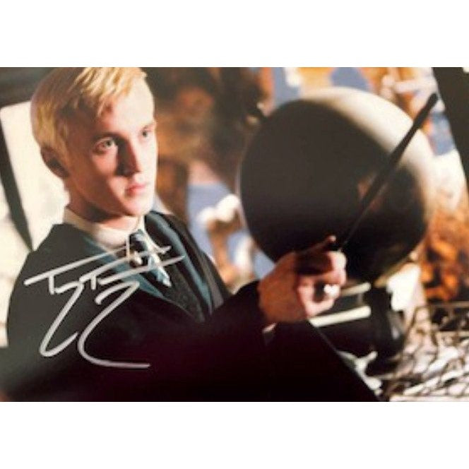 Tom Felton Harry Potter 5x7 photo signed
