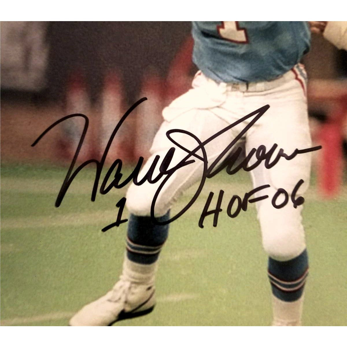 Warren Moon Houston Oilers 8x10 photo signed