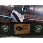 Load image into Gallery viewer, Jalen Hurts 2022 Philadelphia Eagles team signed 16x20 photo framed signed with proof
