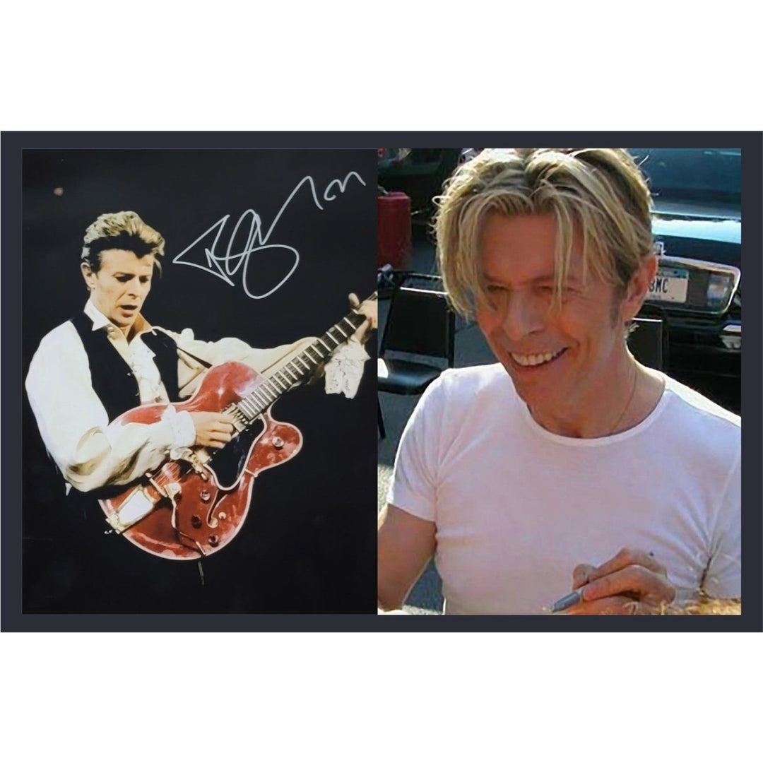 David Bowie 8x10 photo signed with proof