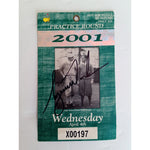 Load image into Gallery viewer, Tiger Woods 2001 Masters Golf ticket signed with proof
