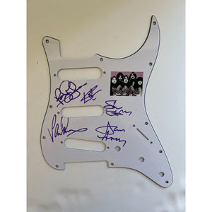 Ritchie Blackmore Deep Purple electric guitar pickguard signed