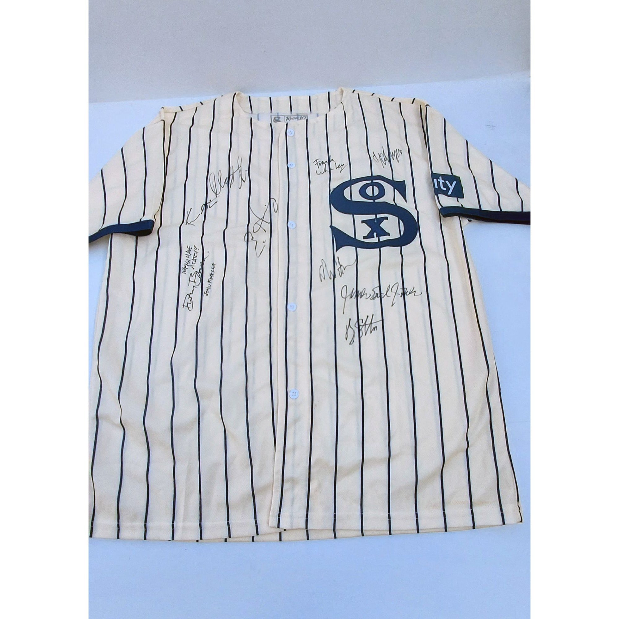 Field of Dreams James Earl Jones Kevin Costner Ray Liotta cast signed jersey