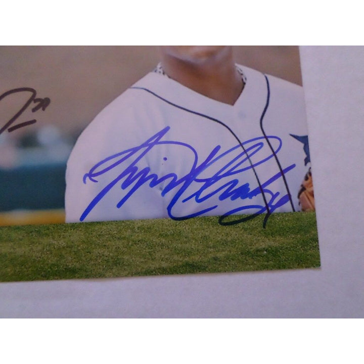 Mike Trout and Miguel Cabrera 8 by 10 signed photo with proof - Awesome Artifacts 