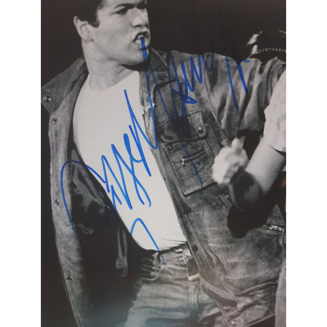 Wham George Michael and Andrew Ridgeley 8 by 10 signed photo - Awesome Artifacts 