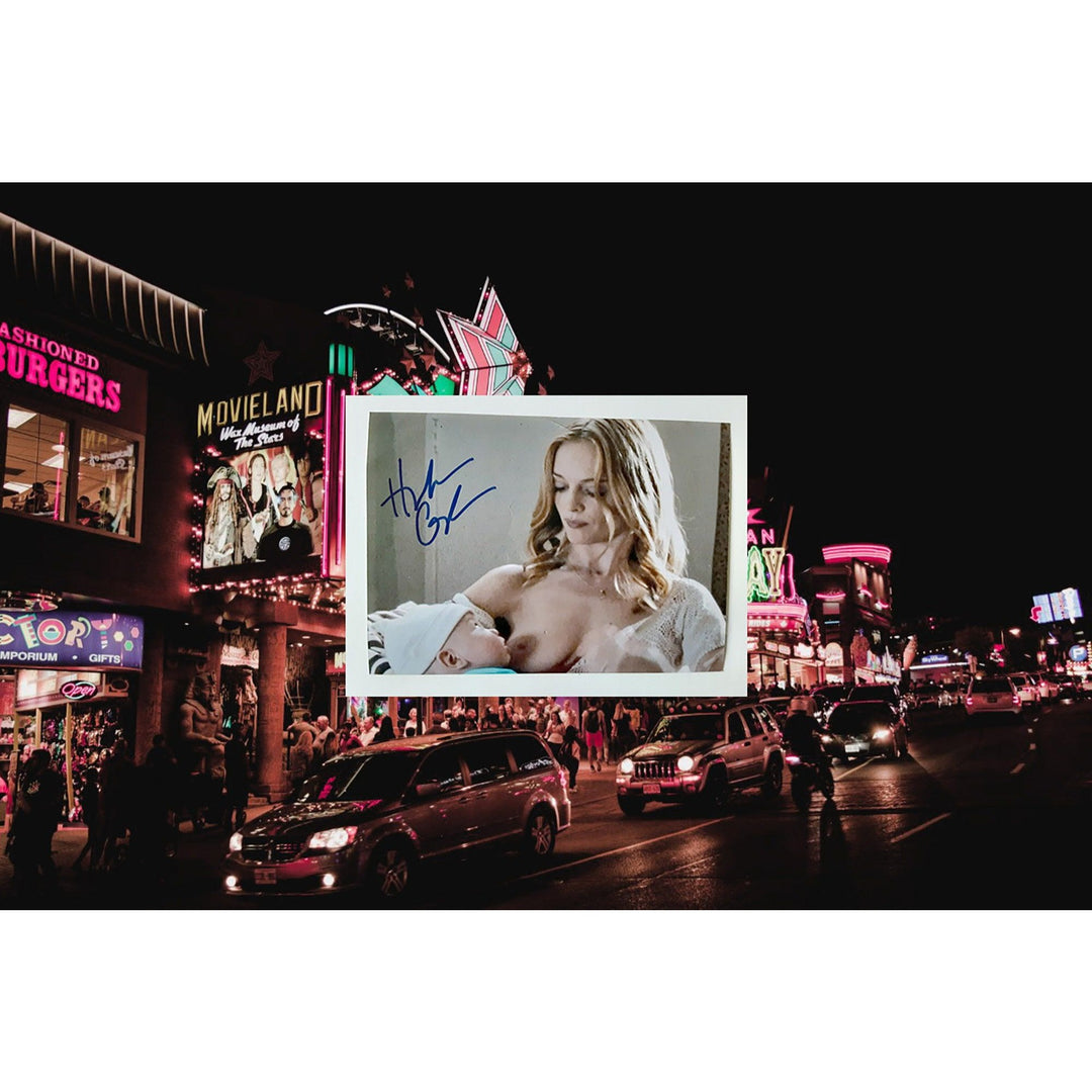 Heather Graham The Hangover 5 by 7 photo signed with proof