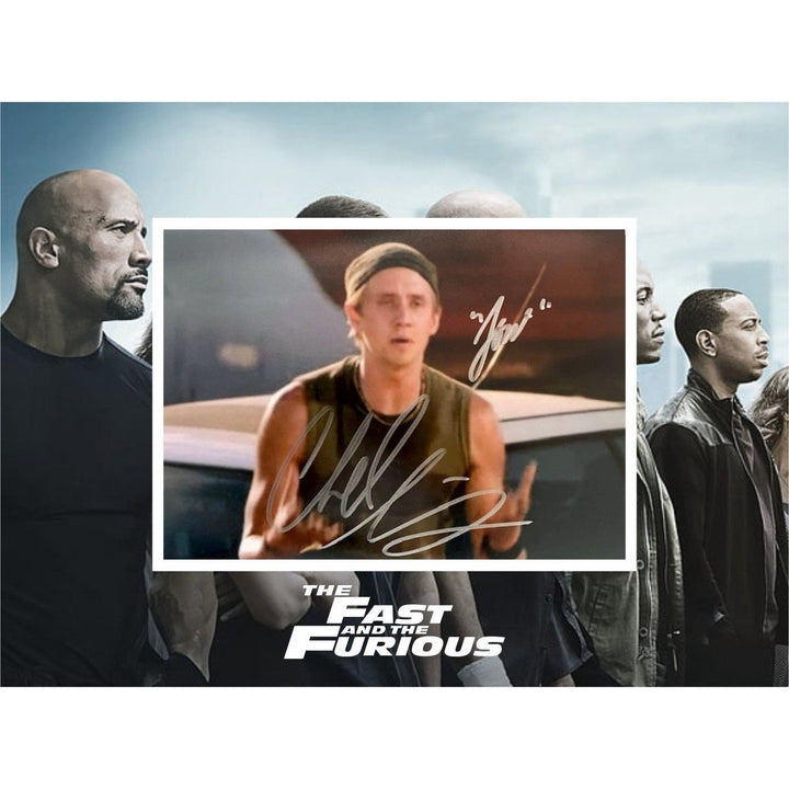 Chad Lindberg Jesse Fast and Furious 5 x 7 photo signed