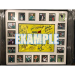 Load image into Gallery viewer, Tiger Woods, Jack Nicklaus, Arnold Palmer, Sam Snead, Masters champion signed golf flag with proof
