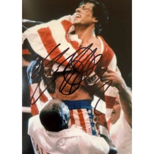 Sylvester Stallone Rocky Balboa 5 by 7 photo signed