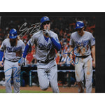 Load image into Gallery viewer, Justin Turner, Cody Bellinger and Corey Seager 8 by 10 signed photo with proof
