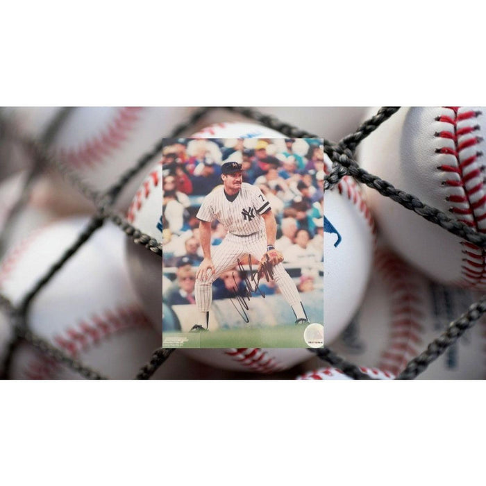 Wade Boggs New York Yankees 8 x 10 signed photo