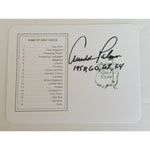 Load image into Gallery viewer, Arnold Palmer Masters scorecard signed with proof
